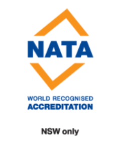 NATA world recognised accreditation